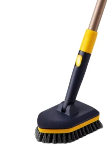 Car Tire Long Handle Handheld Car Wash Brush with Metal Handle and Nylon Bristles