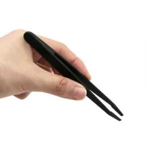 Carbon Fiber Plastic Tweezers Elastic Tweezers Clamping Tools Plastic Tweezers with Multiple Specifications to Choose From