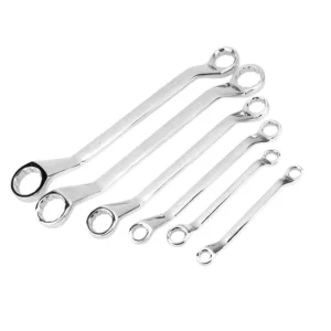 Carbon Steel Double Offset Box End Wrench Mirror Polished Metric Wrench for General DIY Home Renovation