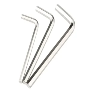 Carbon Steel Nickel Plated L Type Double-End Screwdriver Hex Wrench Set Allen Key Hexagon Spanner Key Set Hand Tools Metric