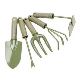 Carbon Steel Portable Hand Manual Tools Plastic Handle Garden Mini Tool Sets