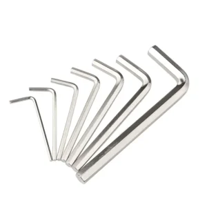 China Factory Steel Industrial Nickel Coated Plain Allen Wrenches L Wrench Hex Key