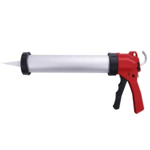 China Low Price Aluminium Tube 15 Inch 600ml Carton Plastic White Manual Smooth Rod 10 1 Caulking Gun Sausage Silicone Gun