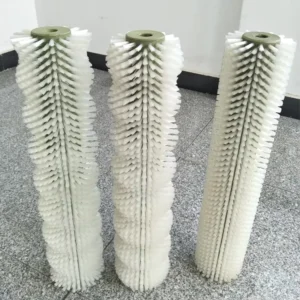 China Manufacturer Potato Carrot Vegetable Fruit Cleaning Washing Cylinder Brushes