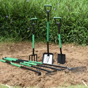 Chinese High Quality Carbon Steel Garden Landscaping Garden Bow Fork Digging Hoe Spade Tools