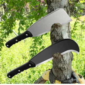 Chopping Knife Wood Chopping Tree Cutting Tool Outdoor Use Bone Clipping Thickened Bone Cutting Sickle for Camping Trail Opening