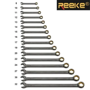 Chrome Carbon Steel Ratchet Wrench 72T Open End Box End Gear CRV DIY Metric Industrial OEM Non Sparking