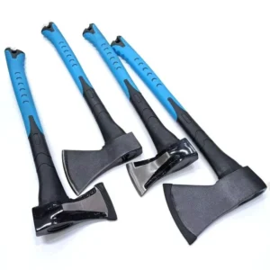 Chrome Coated Carbon Steel Axe with Fiberglass Handle Drop Handle Design