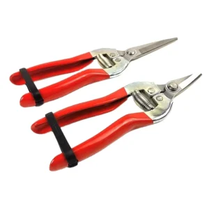 Chrome Plated Fruit Pick up Garden Scissor Pruning Shear with Soft PVC Coated Handle