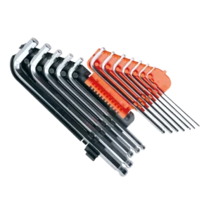 Chrome Vanadium Steel Hex Wrench Set 12pc Long Arm Ball Point Hex Key Set SAE