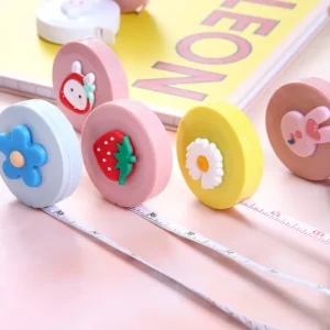 Circumference Ruler Flexible Rule Band Tape Measuring Reel Line Tape Creative Cute Cartoon 1.5m Portable Soft Tape Measure