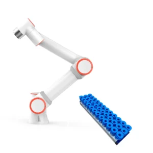 Collaborative Robot Suction Cup Picks up and Places Cartons