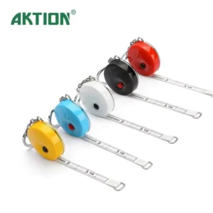 Colorful Self winding Metric Measuring Tape Mini Tape Measure Soft Ruler Three Dimensions 1.5 Meters Clothing Stretchable