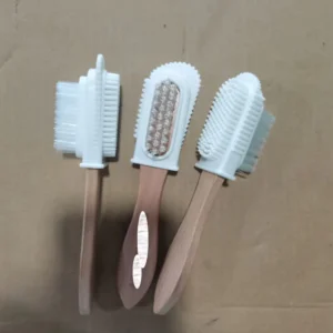 Combination Wooden Shoe Brush with Durable PP Bristle Premium Shoe Cleaning Brushes