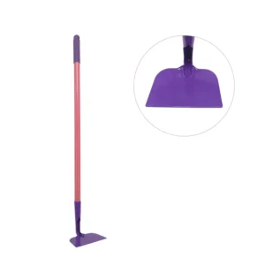 Compact Kids Mini Garden Hoe Carbon Steel Blade Wooden Handle Family Backyard Preschool Gardening Lightweight Safe Durable