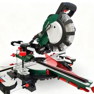 Compound Sliding Miter Saw High Precision Single Bevel Mitre Saw with Laser Cutting Machine for Woodworking Aluminium 8 Inch