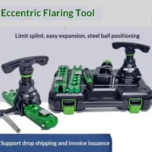Copper Pipe Eccentric Flaring Tool for Air Conditioner Metric Imperial Clip Strip Flare DIY