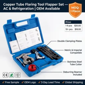 Copper Tube Flaring Tool Flapper Air Conditioning & Refrigeration Tool Flapper Set