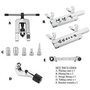 Copper Tube Pipe Flaring Set Copper Tube Flaring Tool Kit Ct 278 Expander Tool Set Easy Operation Flaring Tool Set Kit