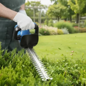 Cordless Hedge Trimmer 21V Double Blade Garden Pruner for Lawn Hedge Branch Cutting Bare Tool or With Battery Available