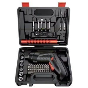Cordless Screwdriver 3.5N.m 3.6V Electric Screwdriver Rechargeable Power Screwdriver with Pivoting Handle Front LED 2000 MAh