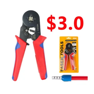 Crimper HSC8 6 4 Wire Size 0.25 6mm 23 10AWG Tubular Terminal Crimping Tools Self Adjustable Crimping Tool Ratchet Ferrule Plier