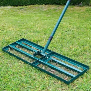 Cross Border Manual Iron Agricultural Rake Industrial DIY Garden Leaf Rake Lawn Leveler and Flat Rake for Gardening