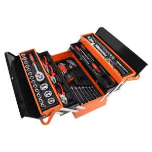 Cross border Carbon Steel Tin Box 168 Piece Toolbox Set Hardware Auto Repair Kit Ratchet Wrench Storage