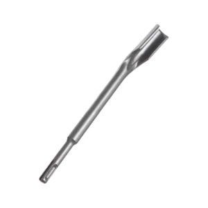 Cui Gong Alloy Steel Industrial Grade Carving Chisel Curved Groove SDS Plus Punch Steel Handle Includes Handguard Striking Cap 1