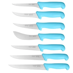 Curved Boning Knife Stainless Steel Fillet Knife Fruit Cut Meat Butcher Utility Knife for Kitchen Cooking