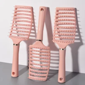 Curved Vented Detangling Hair Brush Wet and Dry Massage Hairbrush Salon Hairdressing Tools