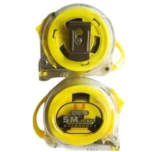Custom Brand Retractable New ABS Transparent Automatic Length 5m Ruler Shell Sell Tape Measure