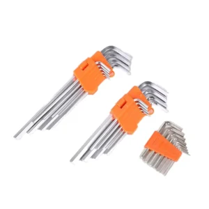 Custom Carbon Steel Torx Ball End Allen Keys Multi Size Zinc Chrome Vanadium Hex Keys Metric System OEM Support