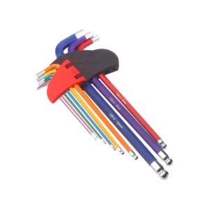 Custom Colorful High Quality Hex Key Ball End Hand Tool Allen Wrench Set