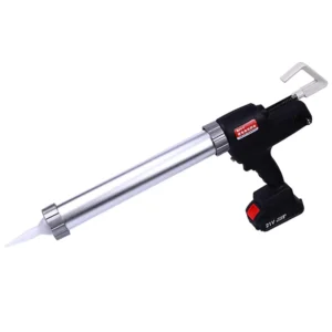 Custom Cordless Electric Caulking Gun with 2 Batteries 1 Charger DIY Grade Silicone Sealant Grout Soft Adhesive Made in China