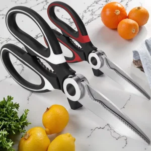 Custom Logo Kitchen Scissors Heavy Duty Kitchen Shears Poultry Shears Dishwasher Safe Meat Food