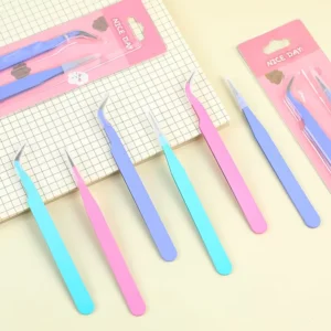 Custom Logo Lash Extension Tweezers Kit High Quality Tweezers Case