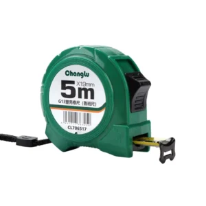 Custom Metric 5m Manual Lock Stainless Steel Tape Measure with Stand for Height Measurement Daily Use & Office