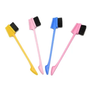 Custom Mini Hair Brush Boar Bristle Hair Edge Control Brush