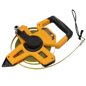 Custom Self Winding ABS Tape Measure 20m 100m Nylon Steel Blade Construction Engineering Hand Held Ruler