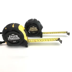 Custom Stainless Steel Tape Measure Metric and British Nylon Coated ABS Nylon Wrapping Adhesive Metal Tape Measure