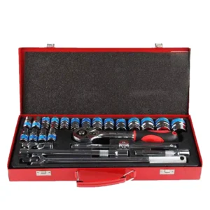 Customizable Automotive Carbon Steel Socket Ratchet Wrench Set Household Tool Set for Mechanical Bag