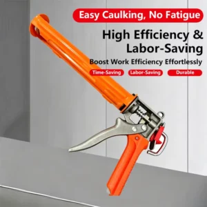 Customizable Color 300ml Three Axis Manual Caulking Glue Gun DIY Construction Application Steel Body Aluminum Handle