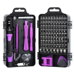 Customizable OEM Multifunctional Magnetic Household Repair Tool Set Hard Case Hand Power Source Screwdriver Bit Kit Watch Phone