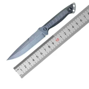 Customizable Outdoor Camping Adventure Knives 420 Steel Blade Drop Point Straight Edge Industrial Grade Plastic Handle OEM