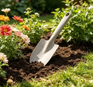 Customizable Plastic Shovel for Gardening Planting Flowers Tilling Soil Potting Small Spade for Kids’ Gardening Model