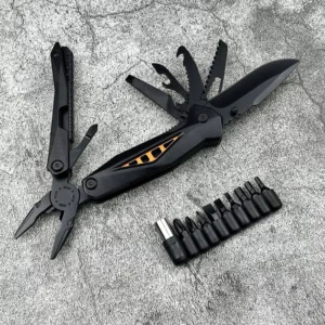 Customizable Stainless Steel Outdoor MultiTools Folding Multifunctional Pliers Pocket Multi Tool Pliers Hand Tools with Aluminum