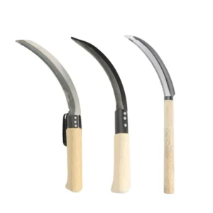 Customized Agriculture Harvest Hand Farming Sickles Grass Sickle with Wooden Handle
