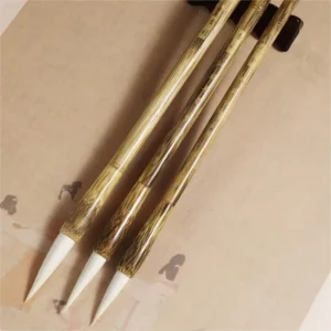 Customized Bristle Paint Brush with Wood Handle for Art Painting