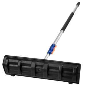 Customized Built in Wheel Plastic Roof Snow Removal Tools Wide Snow Rake with Telescopic Extension Pole